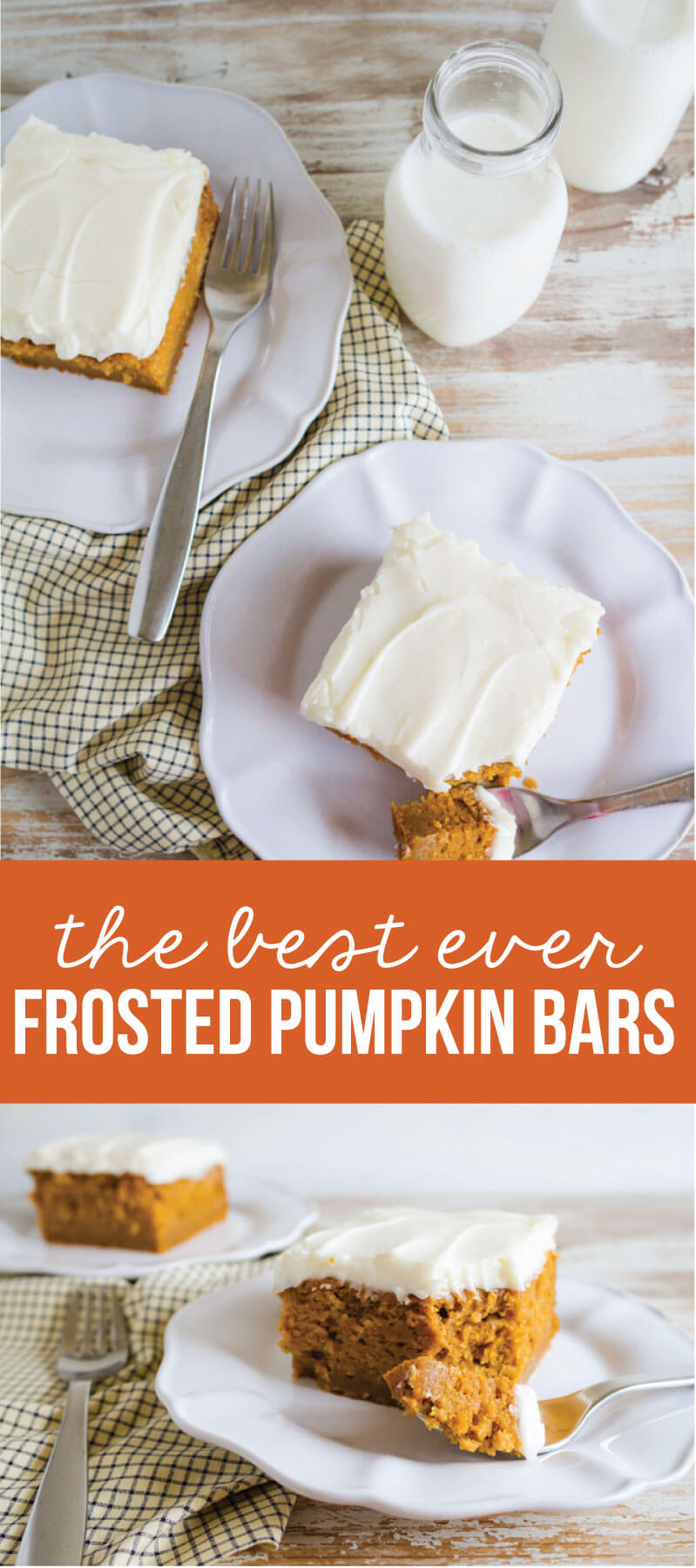 Pumpkin Recipes: the Best Frosted Pumpkin Bars EVER!