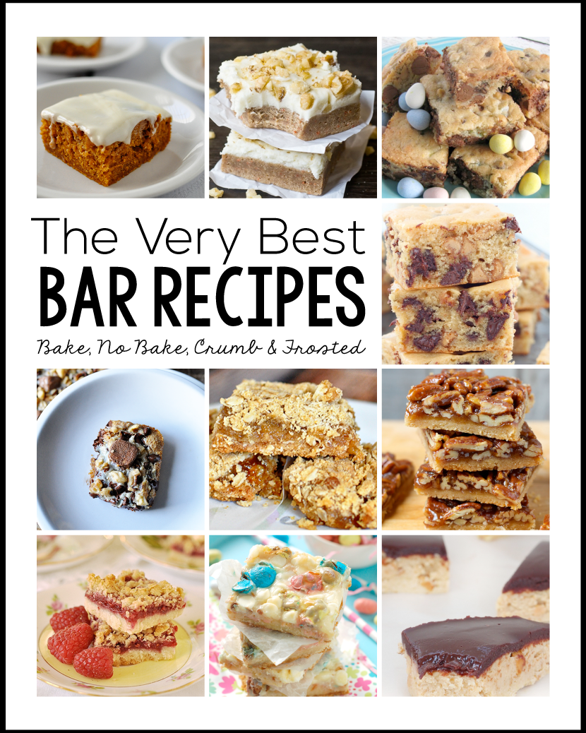 Over 20 Amazing Bar Recipes