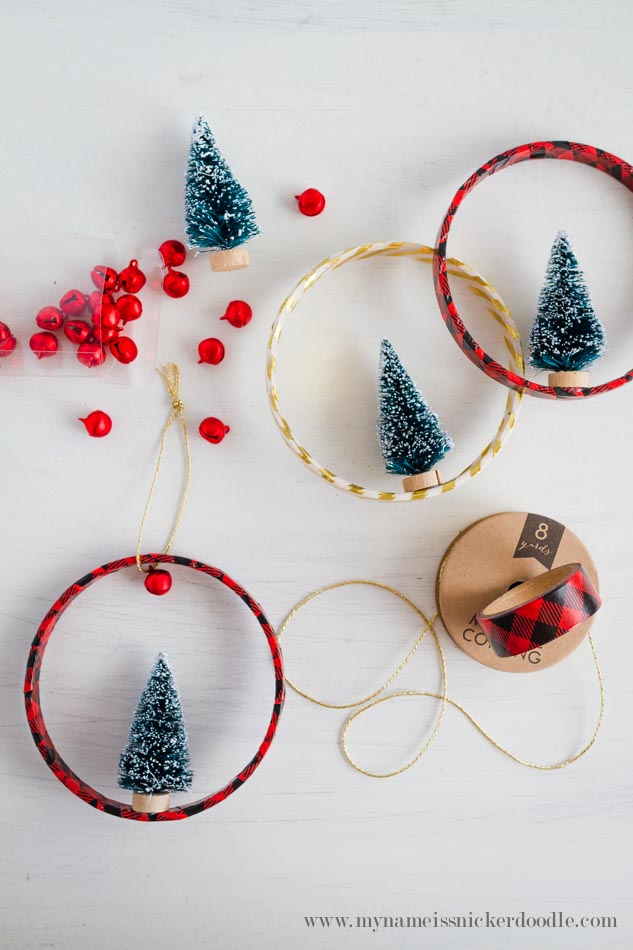 Super Easy And Adorable Christmas Tree Ring Ornaments